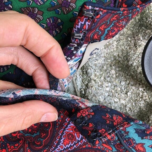 Sea New York Silk Wool Patchwork Paisley Peplum 2 - Picture 7 of 7